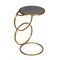 Homeroots 21" Gold And Gray Marble And Iron Round End Table 488550 - alternate 1
