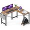 Simple Deluxe L Shaped Desk Gaming Computer 50 Inch Reversible Corner Table PC Work Table for Writing Study Stude 3A88DESKL02RUST01 - alternate 1