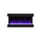 Edendirect 40-in W Black Wall mount LED Flat wall Electric Fireplace with Remote Control Included ZR-TS36 - alternate 1