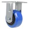 Vestil Elastic Rubber Rigid Caster 4 In. Diameter x 2 In. Width 550 Lb. Capacity Blue/Black CST-BB-4X2ER-R - alternate 3