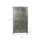 Homeroots 36" Silver Iron Drawer Combo Dresser 489222 - alternate 3