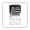 2000 Plus Micro Message Stamp, Self Ink, Size 1 011090 - alternate 5