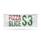 Signmission Pizza Slice $3, 36 Inch x 96 Inch, Vinyl Banner B-96-30807 - alternate 1