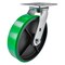 Hyw Products Heavy Duty Caster 8in Green Polyurethane on Cast Iron Wheel, Swivel 40-80S-A1-PC(G) - alternate 1