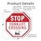 Signmission Stop Forklift Crossing, 6 inch X 6 inch, Plastic Sign, 2PK OC-P-2PACK-6-55 - alternate 4