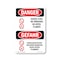 Signmission OSHA Danger Sign, Diesel Fuel No Smoking Bilingual, 18in X 12in Rigid Plastic, OS-DS-P-1218-VG-1124 OS-DS-P-1218-VG-1124 - alternate 1