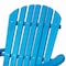 Homeroots 32" Blue Solid Wood Outdoor Folding Stacking Adirondack Chair 558549 - alternate 7