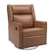 Flash Furniture Cash Swivel Glider Rocker Manual Recliner Chair, 270 Degree Swivel, USB/USB-C Charging Ports CY-RAC-536U-CGNPU-GG - alternate 1