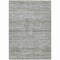 Homeroots 8' X 10' Gray And Charcoal Striped Washable Indoor Outdoor Area Rug 615665 - alternate 4