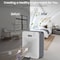 Edendirect 1485 sq. ft.3-Speed HEPA-True Console Air Purifier in Whites, with True HEPA 3-Stage ZR-AP-230A - alternate 6