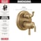 Delta Kayra Two-Handle Monitor 17 Series Valve Trim with 3 Or 6-Setting Diverter T27933-CZ - alternate 2
