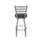 Holland Bar Stool Co 410 Jackie Stainless Steel 36in Swivel Bar Stool with Canter Pine Seat 41036SS010 - alternate 5