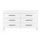 Homeroots 59" White Six Drawer Double Dresser 544019 - alternate 10