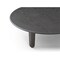 Homeroots 41" Black Solid Wood Round Coffee Table 714518 - alternate 5