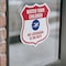 Signmission Pool Safety Shield Sign Attention Watch, 4 inch X 4 inch, Vinyl Decal, 2PK SHI-D-2PACK-4-430 - alternate 4