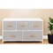 Homeroots 39" White and Gray Steel and Fabric Five Drawer Dresser 470358 - alternate 5