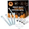 Xpose Safety 6 in Anchor Set, Anchor Lag Shield and Washer for Speed Bump/Wheel Stop on Concrete, 4 Pack CAS6-4-X - alternate 1