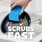 Scotch-Brite 076308-91053 Scrub Dots Non-Scratch Sponge, 2.6 in L, 4.4 in W, 0.6 in Thick, 6PK 20306-4 - alternate 3