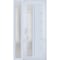 Vdomdoors Front Exterior Prehung FiberGlass Door Frosted Glass / Manux 8088 White Silk / Sidelight Exterior W MANUX8088EXD-WS-W36+16 x H80-RH - alternate 1