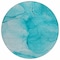 Homeroots 8' Round Teal Round Abstract Washable Non Skid Indoor Outdoor Area Rug 559780 - alternate 4