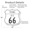 Signmission Texas Route Marker Shield Sign Us 66, 18 Inch X 18 Inch, Plastic Sign SHI-P-18-466 - alternate 3