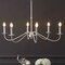 Jonathan Y Wicklow 34.75" 6-Light Bohemian Farmhouse Iron LED Chandelier, White JYL7559D - alternate 3