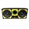 Deejay Led Loaded Box w/Two Despacito Heavy Duty 12-in Woofers One Horn and w/Two Bullet Tweeters YELLOW TBH12YELLOW - alternate 3