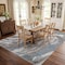 World Rug Gallery Marble Swirl Shag Area Rug 7 ft 10 in x 10 ft Blue WR131BLUE8X10 - alternate 4