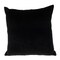 Homeroots 22" Black and Blue Ogee Cotton Throw Pillow with Embroidery and Applique 529267 - alternate 4