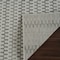 Homeroots 8' Cream and Beige Geometric Distressed Indoor Outdoor Runner Rug 558814 - alternate 3