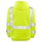 Game Workwear Full Zip Hi-Vis Hoodie, 100% Spun Polyester Fleece, Hi Vis Lime, S 825 - alternate 3