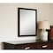Homeroots 43" Dark Brown Framed Dresser Mirror 329655 - alternate 3