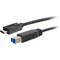 C2G 3FT USB 3.0 USB 3.1 GEN 1 USB-C TO USB-B CABLE M/M - BLACK 28865 - alternate 4