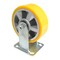 Vestil Polyurethane Rigid Caster 6 In. Diameter x 2 In. Width 661 Lb. Capacity Yellow/Gray CST-PY-6X2PUA-R - alternate 8