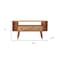 Homeroots 35in Brown Solid Wood Enclosed Storage Entertainment Center 720011 - alternate 6
