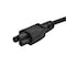 Monoprice Power Cord - NEMA 5-15P to IEC 60320 C5_ 18AWG_ 10A_ 3-Prong_ Blk_ 1ft 41083 - alternate 3
