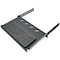 Electriduct 1U Sliding Rackmount Keyboard Shelf Tray, 2 Post, 19in Format, 10.6in Deep, Dark Gray, 1 Piece QWM-ED-KBT-3R-1U-270D - alternate 1