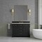 James Martin Vanities Brookfield 48" Single Vanity, Black Onyx, w/ 3 CM Siberian Silestone Top 547-V48-BKO-3SFR - alternate 3