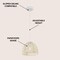 Jonathan Y Campana 10.25" 1-Light Bohemian Modern Woven Rope/Iron LED Pendant, Cream JYL6513C - alternate 7