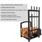 Lavish Home 5-Piece Fireplace Tool Set and Log Rack Mission-Style Firewood Holder for Hearth 80-FPTS-3 - alternate 9