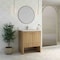 James Martin Vanities Hudson 30" Sgl Vanity, Light Natural Oak w/Sgl Hole 3 CM White Zeus Silestone Top and Matching Backs 435-V30-LNO-1WZ - alternate 6