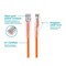 Monoprice Slim Cat6 Utp Cable 7 ft.Orange 14815 - alternate 3