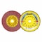 Klingspor SMT Titan 975 4-1/2" 40 Grit Flap Disc, 10PK 975040115T - alternate 1
