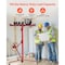 Vevor 16ft Drywall Lift 150 lbs Sheetrock Hoist Adjustable Arm Lockable Wheels Red LG-022 - alternate 3