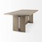 Homeroots 84" Taupe Dining Table 397608 - alternate 3