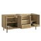 James Martin Vanities Vanity, without top, Light Natural Oak, 71.9 in W x 23.0 in D,  545-V72-M-LNO - alternate 2