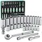 Sk Professional Tools Drive Metric Chrome Socket Set 3/8", 30pc SK01308-216P - alternate 1