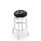 Holland Bar Stool Co 25" Chrome 2-Ring Pitt Swivel Bar Stool, Back L7C3C30Purdue - alternate 1
