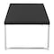 Osp Home Furnishings Wall Street  Coffee Table, Black / Chrome Finish WST12-BK - alternate 5