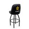 Holland Bar Stool Co Logo Grizzly U.S. Army 36 in. Swivel Bar Stool with Black Wrinkle Finish L048 - alternate 1